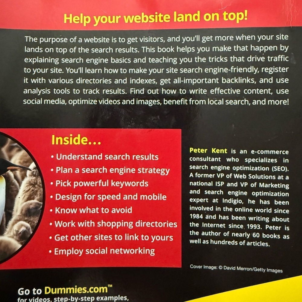 SEO for Dummies Book - Picture 2 of 2